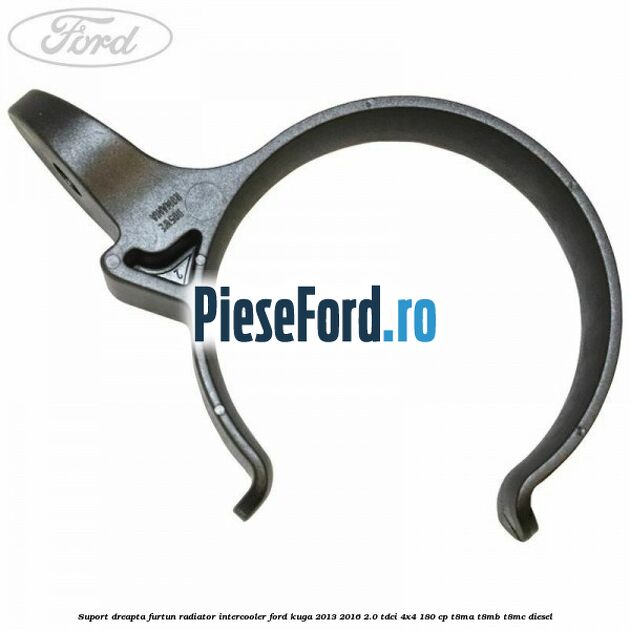 Suport dreapta furtun radiator intercooler Ford Kuga 2013-2016 2.0 TDCi 4x4 180 cp T8MA, T8MB, T8MC diesel