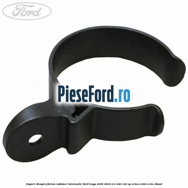 Suport dreapta furtun radiator intercooler Ford Kuga 2016-2018 2.0 TDCi 120 cp XRMA, XRMB, XRMC diesel