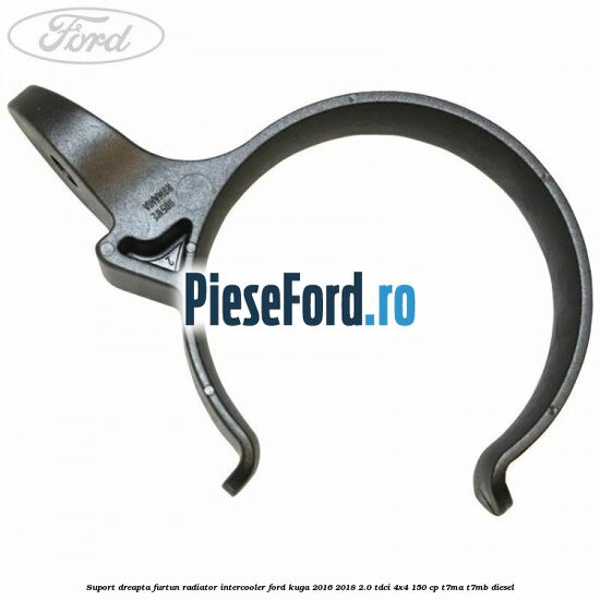 Suport dreapta furtun radiator intercooler Ford Kuga 2016-2018 2.0 TDCi 4x4 150 cp Suport dreapta furtun radiator intercooler Ford Kuga 2016-2018 2.0 TDCi 4x4 150 cp T7MA, T7MB diesel