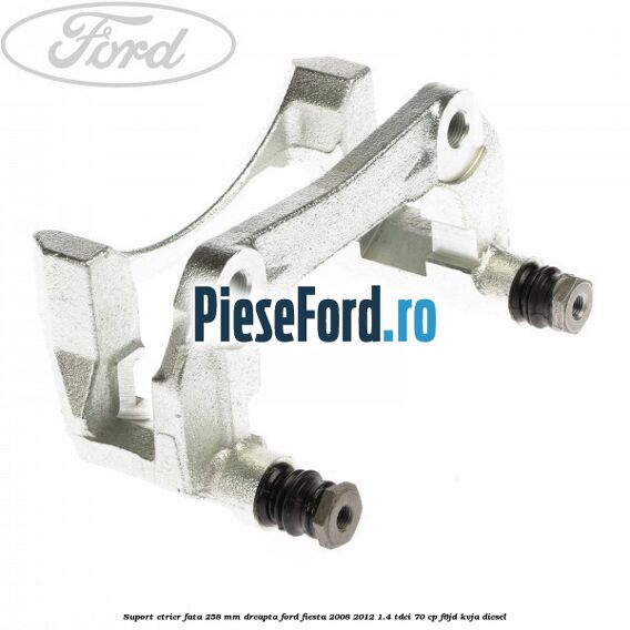Suport etrier fata 258 mm dreapta Ford Fiesta 2008-2012 1.4 TDCi 70 cp Suport etrier fata 258 mm dreapta Ford Fiesta 2008-2012 1.4 TDCi 70 cp F6JD, KVJA diesel