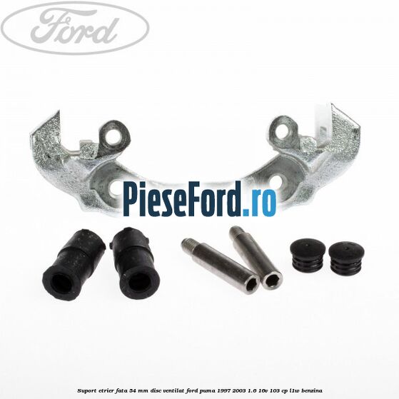 Suport etrier fata 54 mm disc ventilat Ford Puma 1997-2003 1.6 16V 103 cp Suport etrier fata 54 mm disc ventilat Ford Puma 1997-2003 1.6 16V 103 cp L1W benzina