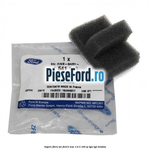 Suport filtru aer Ford B-Max 1.6 Ti 105 cp IQJA, IQJC benzina