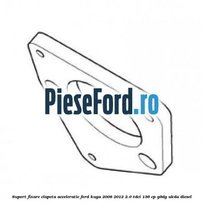 Suport fixare clapeta acceleratie Ford Kuga 2008-2012 2.0 TDCi 136 cp G6DG, UKDA diesel