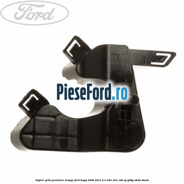 Suport grila proiector stanga Ford Kuga 2008-2012 2.0 TDCi 4x4 136 cp G6DG, UKDA diesel
