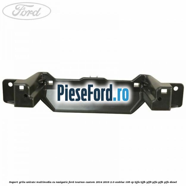 Suport grila unitate multimedia cu navigatie Ford Tourneo Custom 2014-2018 2.0 EcoBlue 105 cp BJFA, BJFB, YLF6, YLFA, YLFB, YLFS diesel