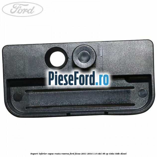 Suport inferior capac roata rezerva Ford Focus 2011-2014 1.6 TDCi 95 cp T3DA, T3DB diesel