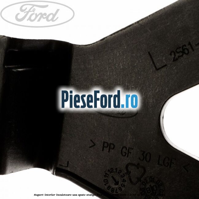 Suport interior incuietoare usa spate stanga Ford Fiesta 2002-2005 1.3 69 cp A9JA, A9JB benzina