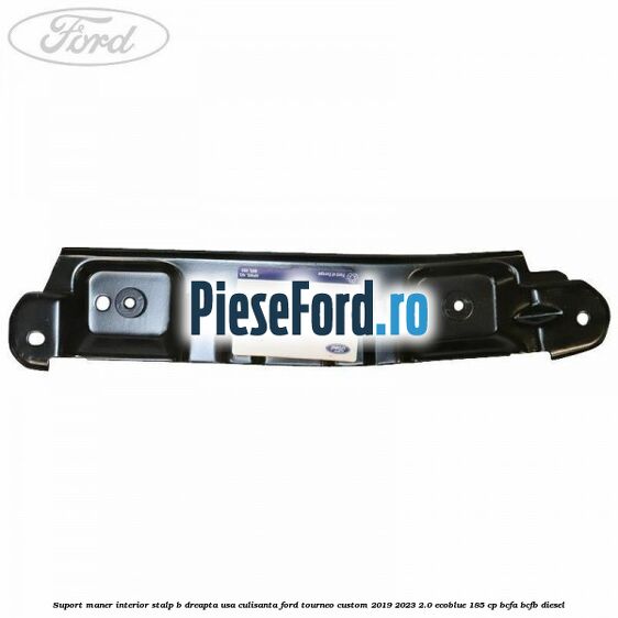 Suport maner interior stalp B dreapta usa culisanta Ford Tourneo Custom 2019-2023 2.0 EcoBlue 185 cp BCFA, BCFB diesel