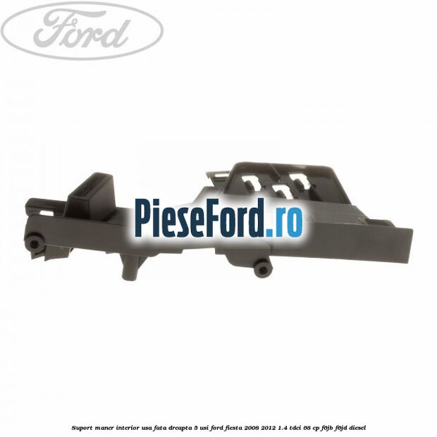 Suport maner interior usa fata dreapta 5 usi Ford Fiesta 2008-2012 1.4 TDCi 68 cp F6JB, F6JD diesel