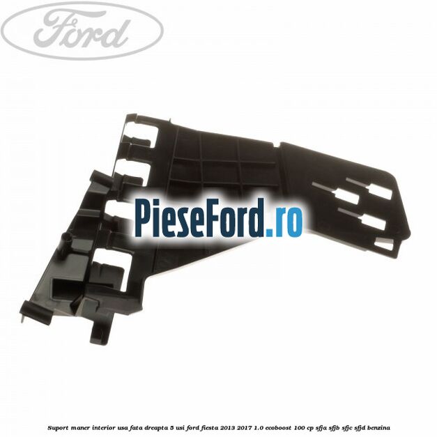 Suport maner interior usa fata dreapta 5 usi Ford Fiesta 2013-2017 1.0 EcoBoost 100 cp SFJA, SFJB, SFJC, SFJD benzina