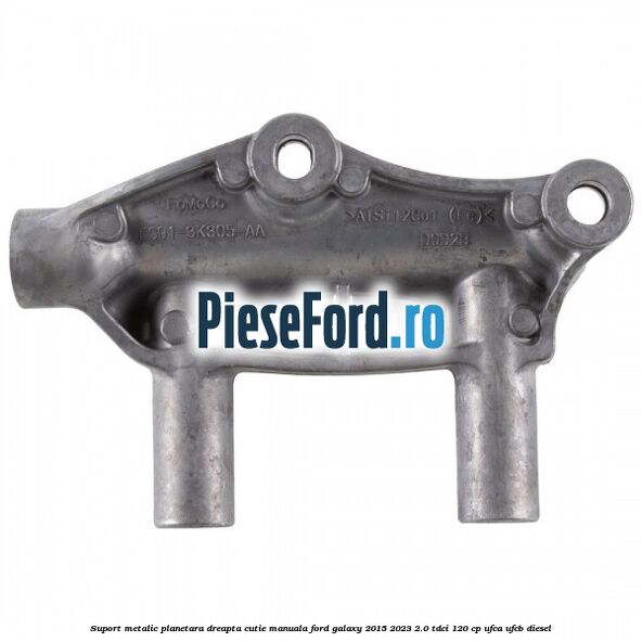 Suport metalic planetara dreapta cutie manuala Ford Galaxy 2015-2023 2.0 TDCi 120 cp UFCA, UFCB diesel