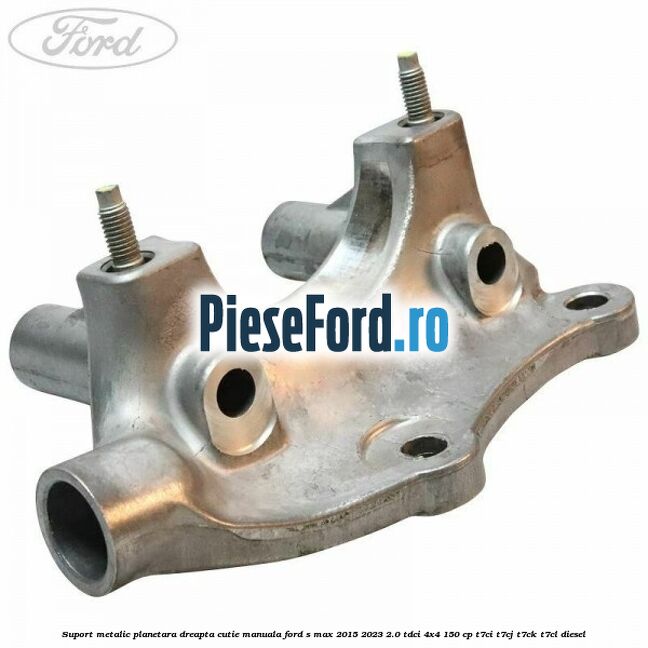 Suport metalic planetara dreapta cutie manuala Ford S-Max 2015-2023 2.0 TDCi 4x4 150 cp T7CI, T7CJ, T7CK, T7CL diesel