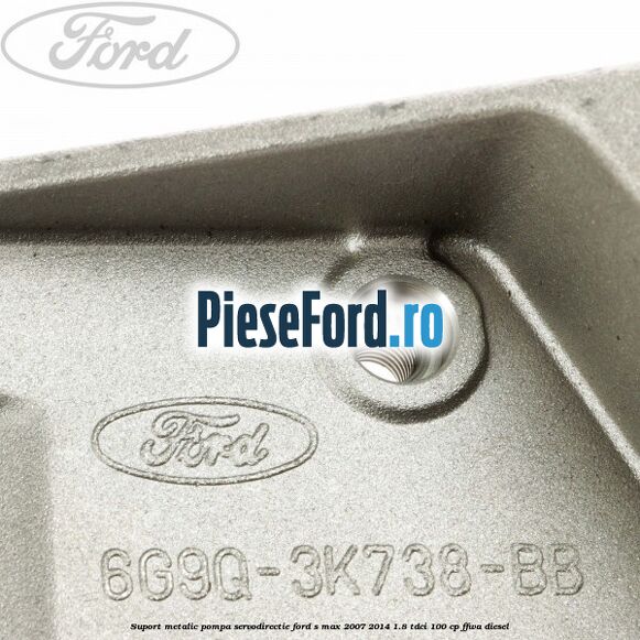 Suport metalic pompa servodirectie Ford S-Max 2007-2014 1.8 TDCi 100 cp FFWA diesel