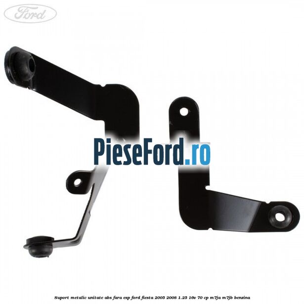 Suport metalic unitate ABS fara ESP Ford Fiesta 2005-2008 1.25 16V 70 cp Suport metalic unitate ABS fara ESP Ford Fiesta 2005-2008 1.25 16V 70 cp M7JA, M7JB benzina
