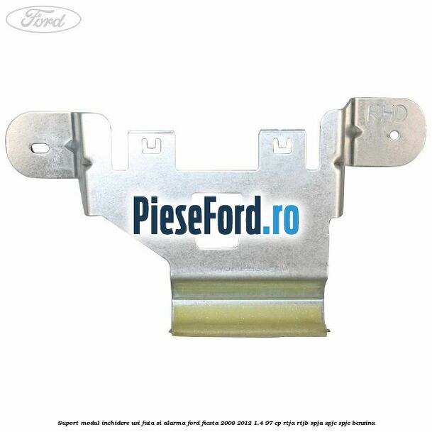 Suport modul inchidere usi fata si alarma Ford Fiesta 2008-2012 1.4 97 cp RTJA, RTJB, SPJA, SPJC, SPJE benzina