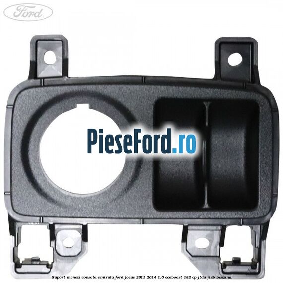 Suport monezi consola centrala Ford Focus 2011-2014 1.6 EcoBoost 182 cp JTDA, JTDB benzina