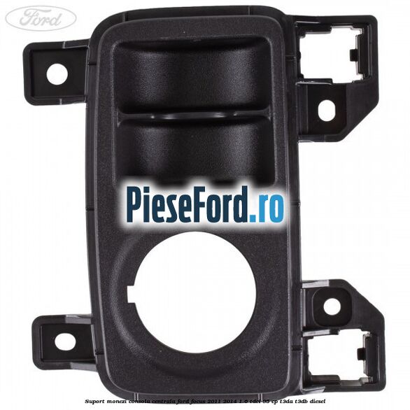 Suport monezi consola centrala Ford Focus 2011-2014 1.6 TDCi 95 cp T3DA, T3DB diesel
