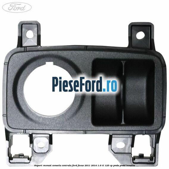 Suport monezi consola centrala Ford Focus 2011-2014 1.6 Ti 125 cp PNDA, PNDD benzina