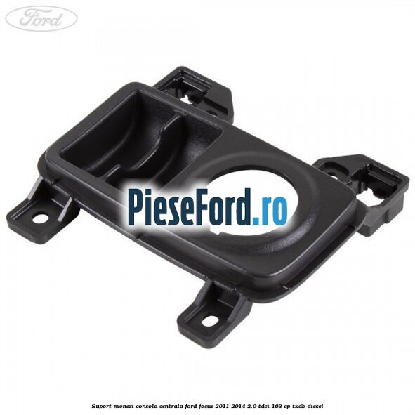 Suport monezi consola centrala Ford Focus 2011-2014 2.0 TDCi 163 cp TXDB diesel