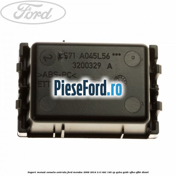 Suport monezi consola centrala Ford Mondeo 2008-2014 2.0 TDCi 140 cp QXBA, QXBB, UFBA, UFBB diesel