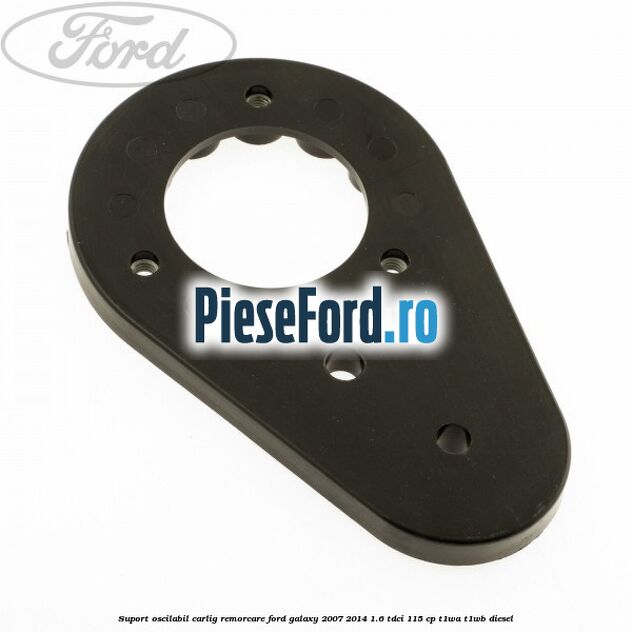 Suport oscilabil carlig remorcare Ford Galaxy 2007-2014 1.6 TDCi 115 cp T1WA, T1WB diesel