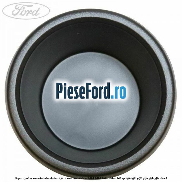Suport pahar consola laterala bord Ford Tourneo Custom 2014-2018 2.0 EcoBlue 105 cp BJFA, BJFB, YLF6, YLFA, YLFB, YLFS diesel