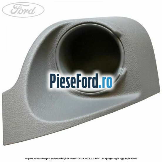 Suport pahar dreapta panou bord Ford Transit 2014-2018 2.2 TDCi 125 cp CY14, CYF5, CYFG, USF6 diesel