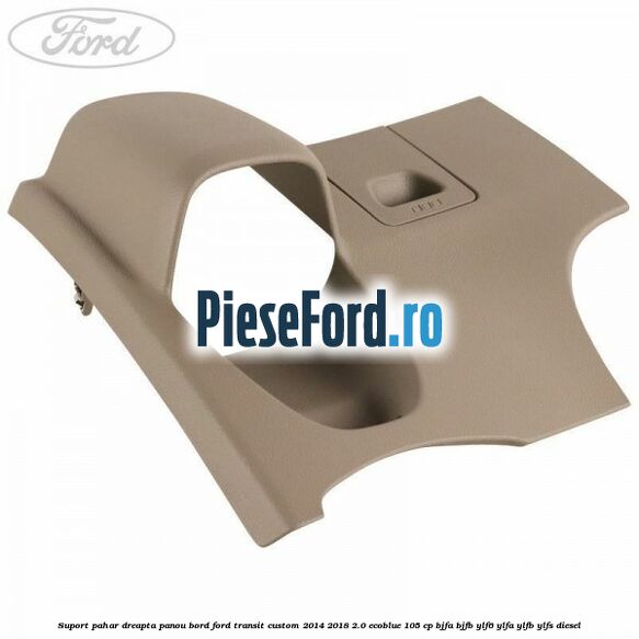 Suport pahar dreapta panou bord Ford Transit Custom 2014-2018 2.0 EcoBlue 105 cp BJFA, BJFB, YLF6, YLFA, YLFB, YLFS diesel
