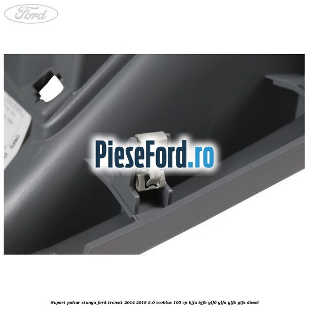Suport pahar stanga Ford Transit 2014-2018 2.0 EcoBlue 105 cp BJFA, BJFB, YLF6, YLFA, YLFB, YLFS diesel