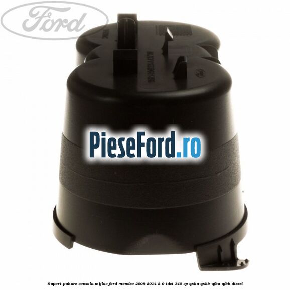 Suport pahare consola mijloc Ford Mondeo 2008-2014 2.0 TDCi 140 cp QXBA, QXBB, UFBA, UFBB diesel