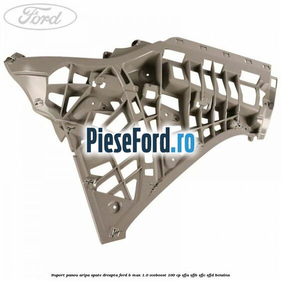Suport panou aripa spate dreapta Ford B-Max 1.0 EcoBoost 100 cp SFJA, SFJB, SFJC, SFJD benzina