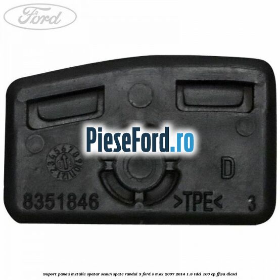 Suport panou metalic spatar scaun spate randul 3 Ford S-Max 2007-2014 1.8 TDCi 100 cp FFWA diesel