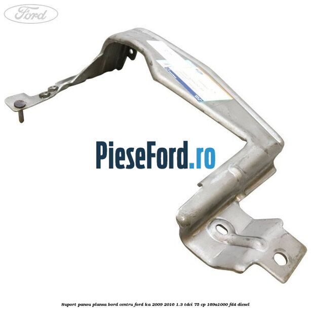 Suport panou plansa bord centru Ford Ka 2009-2016 1.3 TDCi 75 cp 169A1000, FD4 diesel