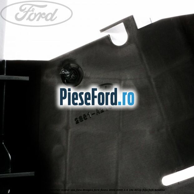 Suport plastic interior maner usa fata dreapta Ford Fiesta 2002-2005 1.4 16V 80 cp FXJA, FXJB benzina