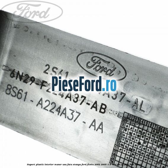Suport plastic interior maner usa fata stanga Ford Fiesta 2002-2005 1.4 TDCi 68 cp F6JA, F6JB diesel