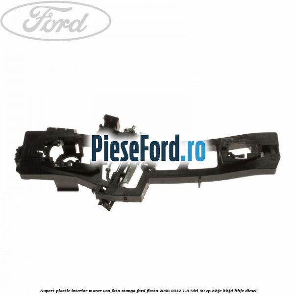 Suport plastic interior maner usa fata stanga Ford Fiesta 2008-2012 1.6 TDCi 90 cp HHJC, HHJD, HHJE diesel