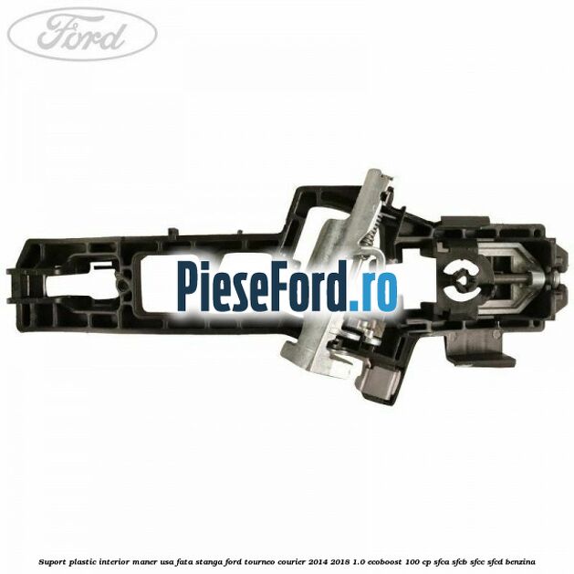 Suport plastic interior maner usa fata stanga Ford Tourneo Courier 2014-2018 1.0 EcoBoost 100 cp SFCA, SFCB, SFCC, SFCD benzina
