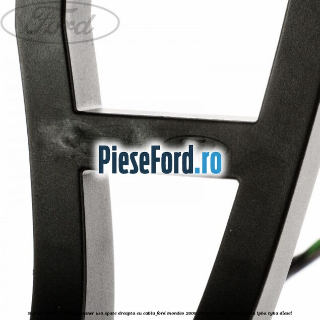 Suport plastic interior maner usa spate dreapta cu cablu Ford Mondeo 2008-2014 2.0 TDCi 115 cp KLBA, LPBA, TYBA diesel