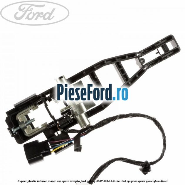 Suport plastic interior maner usa spate dreapta Ford Galaxy 2007-2014 2.0 TDCi 140 cp QXWA, QXWB, QXWC, UFWA diesel