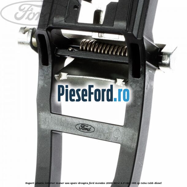 Suport plastic interior maner usa spate dreapta Ford Mondeo 2008-2014 2.0 TDCi 163 cp TXBA, TXBB diesel