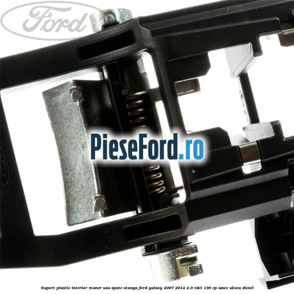 Suport plastic interior maner usa spate stanga Ford Galaxy 2007-2014 2.0 TDCi 136 cp AZWC, UKWA diesel