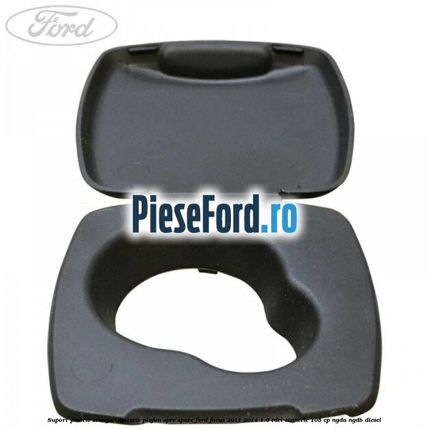 Suport plastic stanga tapiterie plafon spre spate Ford Focus 2011-2014 1.6 TDCi ECOnetic 105 cp NGDA, NGDB diesel