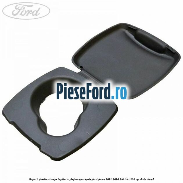 Suport plastic stanga tapiterie plafon spre spate Ford Focus 2011-2014 2.0 TDCi 136 cp UKDB diesel