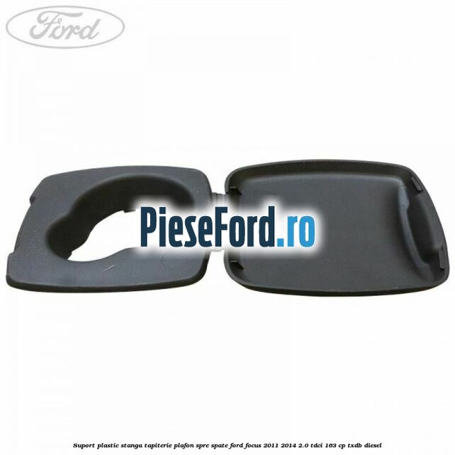 Suport plastic stanga tapiterie plafon spre spate Ford Focus 2011-2014 2.0 TDCi 163 cp Suport plastic stanga tapiterie plafon spre spate Ford Focus 2011-2014 2.0 TDCi 163 cp TXDB diesel