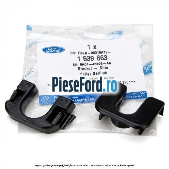 Suport polita portbagaj Ford Focus 2019-2023 1.0 EcoBoost mHEV 125 cp B7DA Hybrid