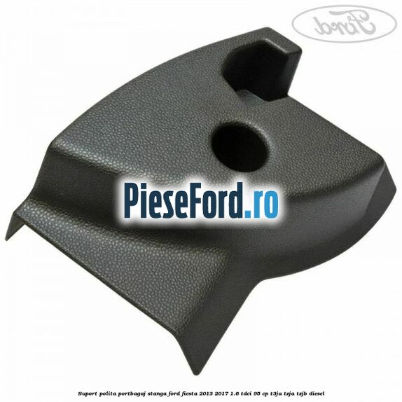 Suport polita portbagaj stanga Ford Fiesta 2013-2017 1.6 TDCi 95 cp T3JA, TZJA, TZJB diesel