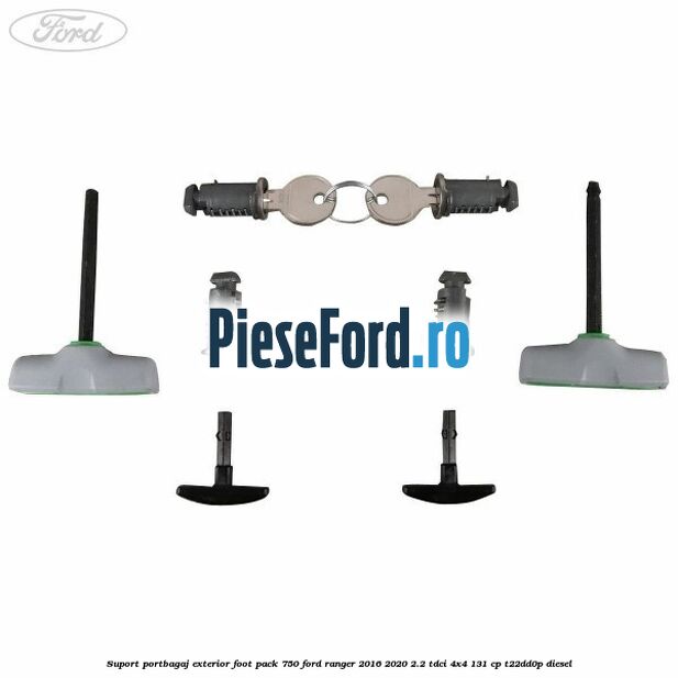 Suport portbagaj exterior foot pack 750 Ford Ranger 2016-2020 2.2 TDCi 4x4 131 cp Suport portbagaj exterior foot pack 750 Ford Ranger 2016-2020 2.2 TDCi 4x4 131 cp T22DD0P diesel