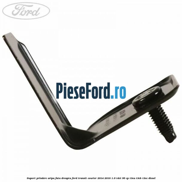 Suport prindere aripa fata dreapta Ford Transit Courier 2014-2018 1.6 TDCi 95 cp T3CA, T3CB, T3CC diesel
