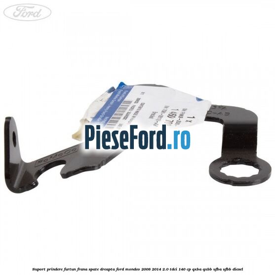 Suport prindere furtun frana spate dreapta Ford Mondeo 2008-2014 2.0 TDCi 140 cp QXBA, QXBB, UFBA, UFBB diesel
