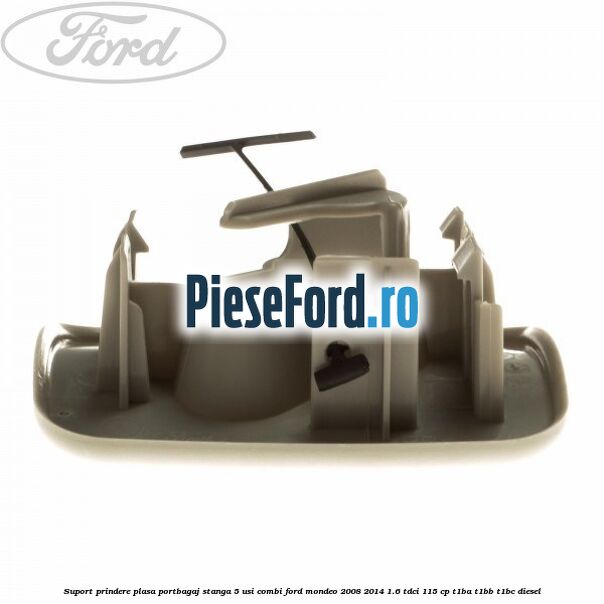Suport prindere plasa portbagaj stanga 5 usi combi Ford Mondeo 2008-2014 1.6 TDCi 115 cp T1BA, T1BB, T1BC diesel